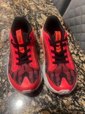 Under Armour Kids Red Athletic Sneakers - Lightweight Comfort